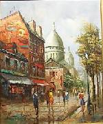 Henri Royer Vue sur Montmartre